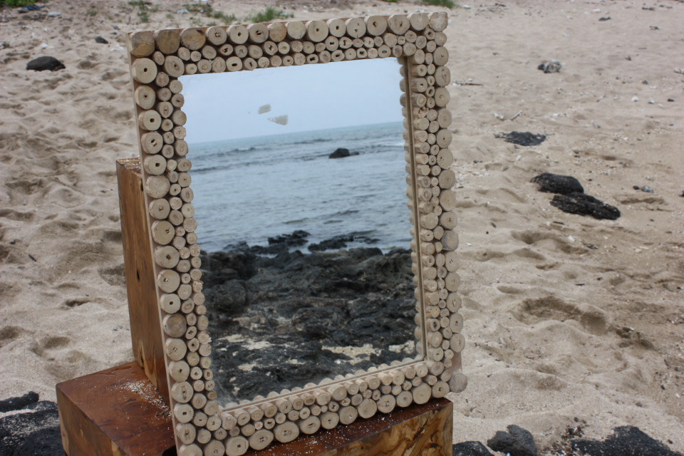 Coffee Tree Cuts Rectangular Mirror 16 in x 20 in - Coastal Living Coffee Tree Cuts Rectangular Mirror 16 in x 20 in - Coastal Living